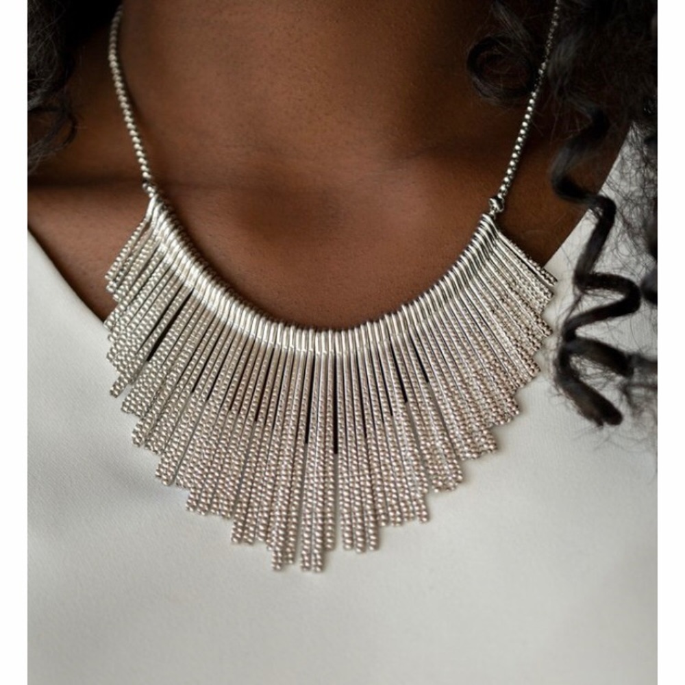 Top seller  ladies silver necklace bundle.